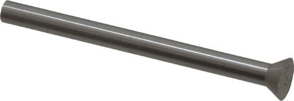 Dayton Lamina - 9/32" Head Diam, 5/32" Shank Diam, Quill Head, High Speed Steel Solid Mold Die Blank & Punch - 60° Head Angle, 7/64" Head Height, 2" OAL, Blank Punch, KWX Series - Strong Tooling