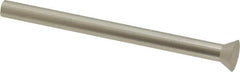 Dayton Lamina - 0.3375" Head Diam, 3/16" Shank Diam, Quill Head, High Speed Steel Solid Mold Die Blank & Punch - 60° Head Angle, 0.1313" Head Height, 2-1/2" OAL, Blank Punch, KWX Series - Strong Tooling