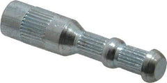 Wej-It - 5/16" Diam, 5/16" Drill, 1-9/16" OAL, 1" Min Embedment Drop-In Concrete Anchor - 12L14 Steel, Zinc-Plated Finish, Hex Nut Head, Hex Drive, 1/2" Thread Length - Strong Tooling