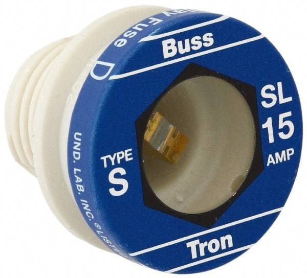 Cooper Bussmann - 125 VAC, 30 Amp, Time Delay Plug Fuse - 10 (RMS Symmetrical) kA Rating - Strong Tooling