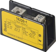 Cooper Bussmann - 1 Pole, 175 Amp, 8-2/0 AWG (Al), 14-2/0 AWG (Cu) Primary, 4-14 AWG (Cu), 4-8 AWG (Al) Secondary, Thermoplastic Power Distribution Block - 600 VAC/VDC, 1 Primary Connection, 1.96 Inch Long x 3.32 Inch Deep x 4 Inch High - Strong Tooling