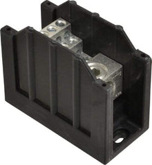 Cooper Bussmann - 1 Pole, 310 Amp, 350 kcmil-6 AWG (Cu/Al) Primary, 4-12 AWG (Al), 4-14 AWG (Cu) Secondary, Thermoplastic Power Distribution Block - 600 VAC/VDC, 1 Primary Connection, 1.96 Inch Long x 3.32 Inch Deep x 4 Inch High - Strong Tooling