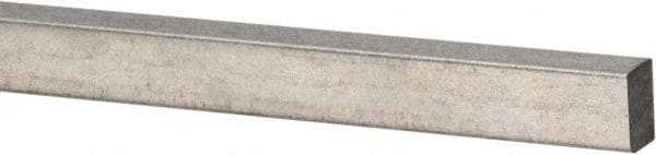 Precision Brand - 12" Long x 3/32" High x 3/32" Wide, Zinc-Plated Key Stock - Low Carbon Steel - Strong Tooling