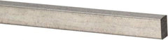 Precision Brand - 12" Long x 3/32" High x 3/32" Wide, Zinc-Plated Key Stock - Low Carbon Steel - Strong Tooling