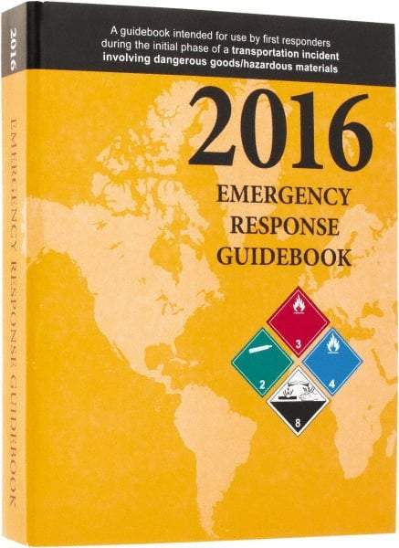 Brady SPC Sorbents - Emergency Response Guidebook Handbook, 1st Edition - 2016 - Strong Tooling