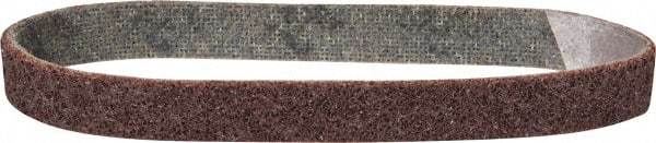 3M - 3/4" Wide x 18" OAL, Aluminum Oxide Abrasive Belt - Aluminum Oxide, Medium, Nonwoven, Series SE-BS - Strong Tooling