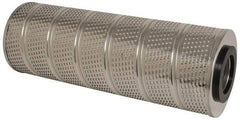 Parker - 6-1/4" OD, 10µ, Resin Cellulose Pleated-Resin Bonded Cartridge Filter - 18" Long - Strong Tooling