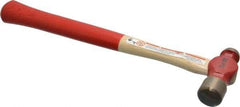 Proto - 1/4 Lb Head Ball Pein Hammer - Wood Handle with Red Laquer Grip, 11" OAL - Strong Tooling