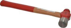 Proto - 2 Lb Head Ball Pein Hammer - Wood Handle with Red Laquer Grip, 15-7/8" OAL - Strong Tooling