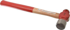 Proto - 2-1/2 Lb Head Ball Pein Hammer - Wood Handle with Red Laquer Grip, 16-3/8" OAL - Strong Tooling