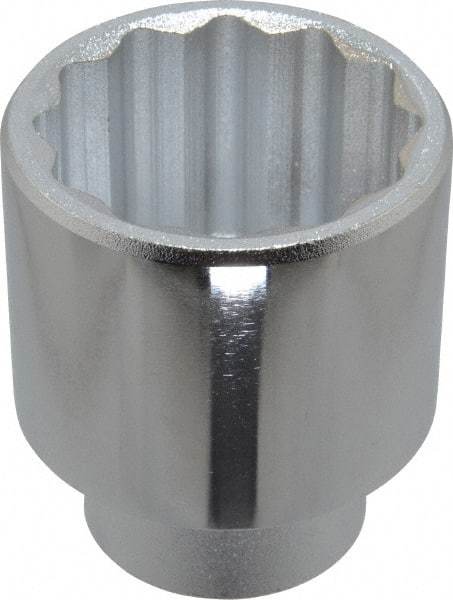 Proto - 1-7/8", 1/4" Drive, Standard Hand Socket - 6 Points, 2" OAL, Chrome Finish - Strong Tooling