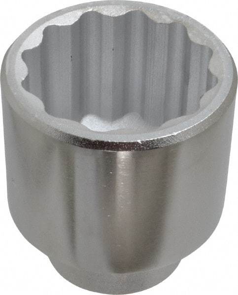 Proto - 2-1/4", 3/4" Drive, Standard Hand Socket - 12 Points, 3-13/32" OAL, Chrome Finish - Strong Tooling