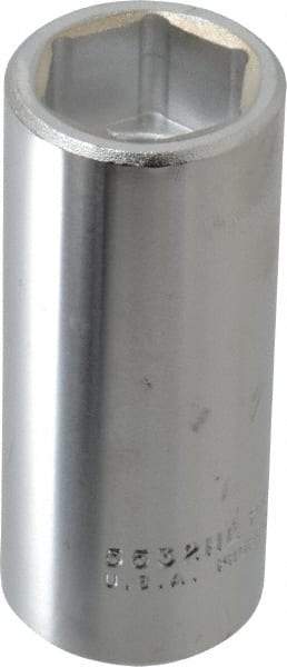 Proto - 1", 3/4" Drive, Deep Hand Socket - 6 Points, 3-1/2" OAL, Chrome Finish - Strong Tooling