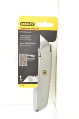 Stanley - Fixed Utility Knife - Aluminum Handle, 1 Blade Included - Strong Tooling