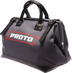 Proto - 1 Pocket White Canvas Tool Bag - 14" Wide x 14" Deep x 14" High - Strong Tooling