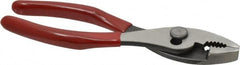 Proto - 6-9/16" OAL, 1-3/4" Jaw Length, 1-3/16" Jaw Width, Combination Slip Joint Pliers - Regular Nose Head, Standard Tool, Wire Cutting Shear - Strong Tooling