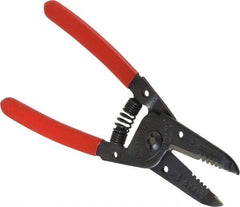 Proto - 30 to 22 AWG Capacity Wire Stripper - 6-1/16" OAL, Plastisol Handle - Strong Tooling