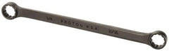 Proto - 11/16" x 3/4" 12 Point Offset Box Wrench - Double End, 11-1/4" OAL, Steel, Black Finish, 15° Offset - Strong Tooling