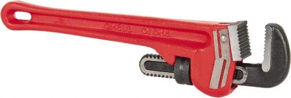 Proto - 12" Steel Straight Pipe Wrench - 2" Pipe Capacity - Strong Tooling