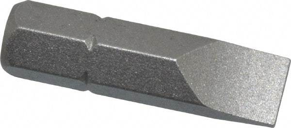 Irwin - 1/4" x 0.042" Blade, 1/4" Drive Slotted Screwdriver Bit - 1" OAL, Power Bit - Strong Tooling