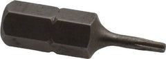 Irwin - 1/4" Drive T6 Torx Screwdriver Bit - 1" OAL, Insert Bit - Strong Tooling