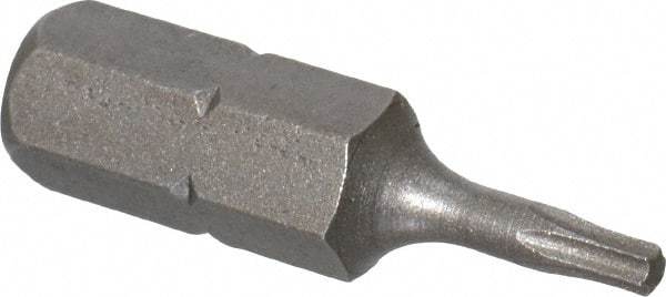 Irwin - 1/4" Drive T7 Torx Screwdriver Bit - 1" OAL, Insert Bit - Strong Tooling