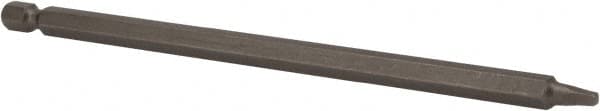 Irwin - #1" Square Size Square Recess Bit - 1/4" Hex Drive, 6" OAL - Strong Tooling