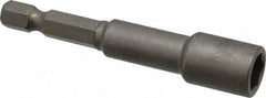 Irwin - 5/16" Nonmagnetic Nutsetter - 1/4" Hex Drive, 2-9/16" OAL - Strong Tooling