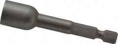 Irwin - 3/8" Magnetic Nutsetter - 1/4" Hex Drive, 2-9/16" OAL, 9/16" Socket Nose Diam - Strong Tooling