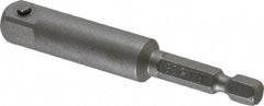 Irwin - 3/8" Square Size Hex to Square Adapter - 1/4" Hex Drive, 3" OAL - Strong Tooling