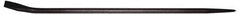 Value Collection - 36" OAL Pinch Bar - 7/8" Wide, Steel - Strong Tooling