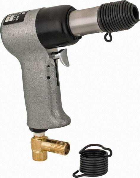 US Airtool - 3/32 & 5/32" Capacity, Air Riveting Hammer - 2-1/4" Long Stroke, 1/4" Inlet - Strong Tooling