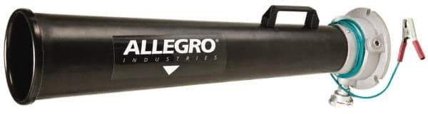 Allegro - 46 Inch Long, Plastic Venturi Style Pneumatic Blowers - 1 Inch NPT, 14.35 Inch Base Diameter, 15.37 Inch Face Diameter - Strong Tooling