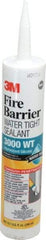 3M - 10.1 oz Cartridge Gray RTV Silicone Joint Sealant - 14 to 230°F Operating Temp, Series 3000WT - Strong Tooling