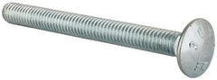 Value Collection - 5/16-18 UNC 3-1/4" Length Under Head, Standard Square Neck, Carriage Bolt - Grade 2 Steel, Zinc-Plated Finish - Strong Tooling