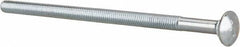 Value Collection - 3/8-16 UNC 7-1/2" Length Under Head, Standard Square Neck, Carriage Bolt - Grade 2 Steel, Zinc-Plated Finish - Strong Tooling