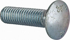 Value Collection - 1/2-13 UNC 1-3/4" Length Under Head, Standard Square Neck, Carriage Bolt - Grade 2 Steel, Zinc-Plated Finish - Strong Tooling