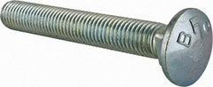 Value Collection - 5/8-11 UNC 4-1/2" Length Under Head, Standard Square Neck, Carriage Bolt - Grade 2 Steel, Zinc-Plated Finish - Strong Tooling