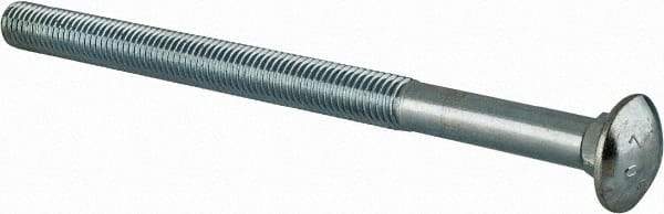 Value Collection - 5/8-11 UNC 9" Length Under Head, Standard Square Neck, Carriage Bolt - Grade 2 Steel, Zinc-Plated Finish - Strong Tooling