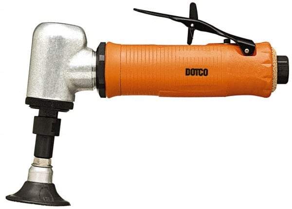 Dotco - 1/2" Wheel Diam, 25,000 RPM, Pneumatic Angle & Disc Grinder - Rear Exhaust - Strong Tooling