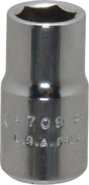 Proto - 5/8", 1/2" Drive, Standard Hand Socket - 6 Points, 7/8" OAL, Chrome Finish - Strong Tooling