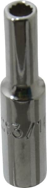 Proto - 1-1/2", 1/2" Drive, Deep Hand Socket - 12 Points, 2" OAL, Chrome Finish - Strong Tooling