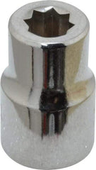 Proto - 1/4", 3/8" Drive, Standard Hand Socket - 8 Points, 1-5/64" OAL, Chrome Finish - Strong Tooling