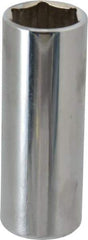 Proto - 3/8" Drive, Deep Hand Socket - 6 Points, 2-3/4" OAL, Chrome Finish - Strong Tooling