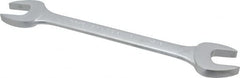 Proto - 1-3/8" x 1-7/16" Standard Open End Wrench - 15-3/4" OAL, Double End, Satin Finish, 15° Head Angle - Strong Tooling