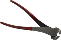 Proto - 8-1/4" OAL, End Cutting Pliers - 5/16" Jaw Length x 1-3/4" Jaw Width, Plastisol Handle - Strong Tooling