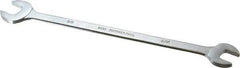 Proto - 9/16" x 5/8" Standard Extra Thin Open End Wrench - 10" OAL, Double End, Satin Finish, 15° Head Angle - Strong Tooling