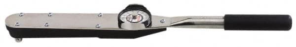 Proto - 1" Drive Dial Torque Wrench - 2,000 Ft/Lb Torque, 110-3/4" OAL, 40 Ft/Lb Graduation, Fixed Head - Strong Tooling