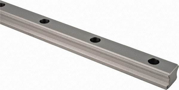 THK - 820mm OAL x 20mm Overall Width x 17mm Overall Height 4 Way SHS Rail - 60mm Between Holes, 6 x 9-1/2 x 8-1/2mm Hole Size - Strong Tooling