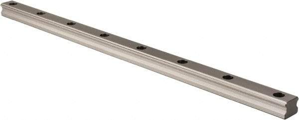 THK - 600mm OAL x 28mm Overall Width x 23mm Overall Height 4 Way SHS Rail - 80mm Between Holes, 9 x 14 x 12mm Hole Size - Strong Tooling